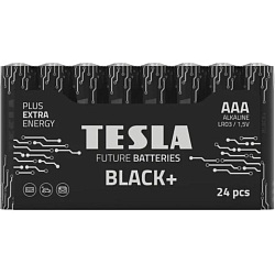 Элемент питания TESLA BLACK+ LR03 SHRINK 24 (24/720/51840)