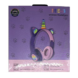 Наушники NONAME ME-8 детские фиолетово-розовые