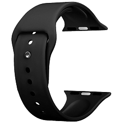 Силиконовый ремешок ISA Silicone для Apple Watch 38/40/41mm #18 Черный