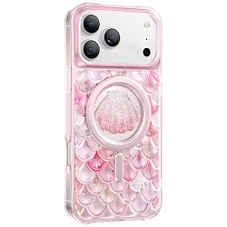Задняя накладка KEEPHONE ICELAND MAGSAFE CASE для iPhone 17 PRO MAX, PINK