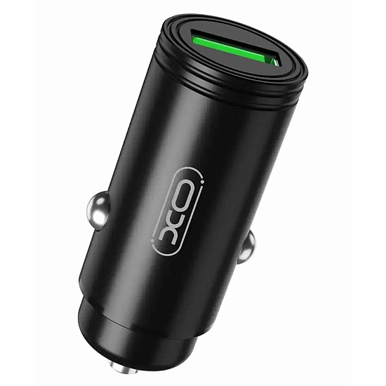Авто ЗУ 1USB XO CC39, черное, 18Вт