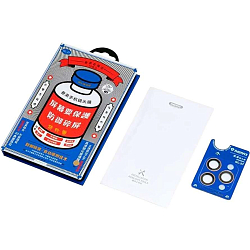 Противоударное стекло для камеры REMAX для iPhone 15 Pro/15 Pro Max Titan Grey, GL-27