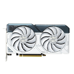 Видеокарта Asus DUAL-RTX4060-O8G-WHITE NVIDIA GeForce RTX 4060 8192Mb PCI-E 4.0 128 GDDR6 2505/17000 HDMIx1 DPx3 HDCP Ret