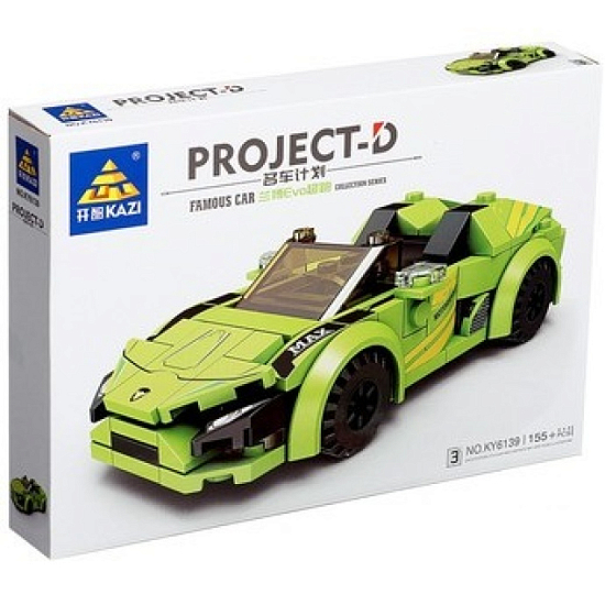 Конструктор KAZI «Гонка. Спорткар», 155 деталей 10668364
