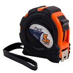 Рулетка  5м х 25мм PARK 353028, с фиксат., прорезинен.корпус, ТМ28-5025