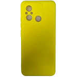 Задняя накладка SILICONE COVER для Xiaomi Redmi 12C 4G №06 Желтый