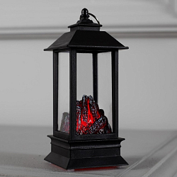 Светодиодная фигура «Камин» свечение красное 4364354