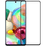Противоударное стекло 11D MIETUBL для Samsung Galaxy A71/S10 Lite/Note 10 Lite/A81/A91 , Curved Edge, черное, полный клей
