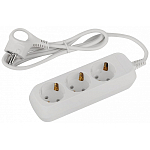 Сетевой удлинитель  1.5м ЭРА Greenline UDL-10-315-E, белый, 3 розетки, с/з ПВС 3x0,75мм2