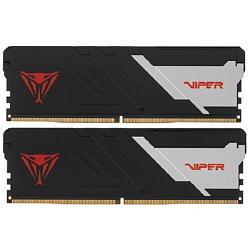Оперативная память DDR5 32Gb (2x16Gb Kit) Viper Venom RGB Patriot 6600MHz (2x16G) RTL Gaming PC5-52800 CL34 DIMM 288-pin 1.4В kit с радиатором Ret