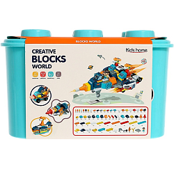 Конструктор KIDS HOME TOYS Транспорт», 7 вариантов сборки, 183 детали