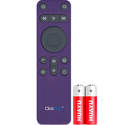 Пульт ClickPdu BT-RC1935-01 для Яндекс,  к SMART TV YANDEX ( ЯНДЕКС ) с голосовой функцией и батарейками в комплекте