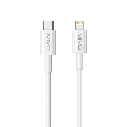 Кабель Lightning <--> Type-C  1.0м MIVO MX-27L белый