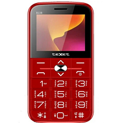 Телефон TEXET TM-B228 красный