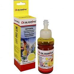 Чернила Colouring для HP/Lexmark Yellow 250мл водные