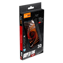 Противоударное стекло 3D FAISON для iPhone 13 mini, GL-10, SUPEREDGE, черное, с сеткой, силиконовые края, полный клей