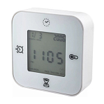 Часы/термометр/будильник/таймер КЛОККИС, белый