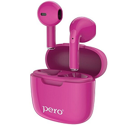 Наушники PERO TWS05 COLORFUL Burgundy