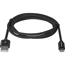 Кабель USB <--> Lightning  1.0м DEFENDER ACH01-03T PRO черный