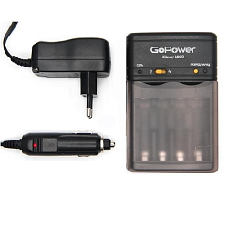 Зарядное устройство GoPower iClever1000 Ni-MH/Ni-Cd 4 слота (1/15/30)