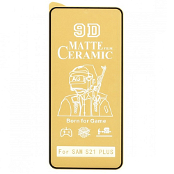 Защитная пленка CERAMIC для Samsung Galaxy S21 Plus матовая (в техпаке)
