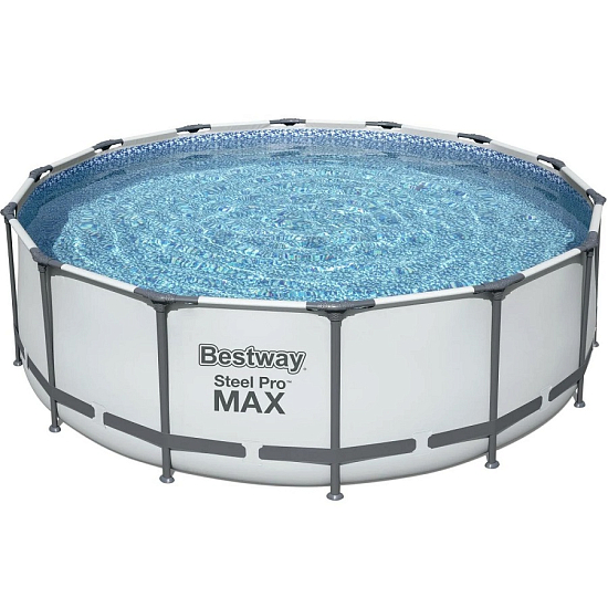 Бассейн каркасный BESTWAY 5612Z Steel Pro Max 488х122см, 19480л, фил.-насос 5678л/ч, лестница, тент