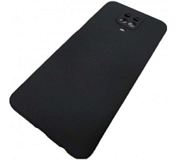 Силиконовый чехол SILICONE Case NEW ERA для Xiaomi Redmi Note 9 черный