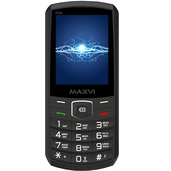 Телефон Maxvi P33 black
