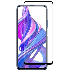 Противоударное стекло 11D FAISON для HUAWEI P Smart Z/Honor 9X/9X Pro/Y9 Prime (2019), GL-07, черное, полный клей