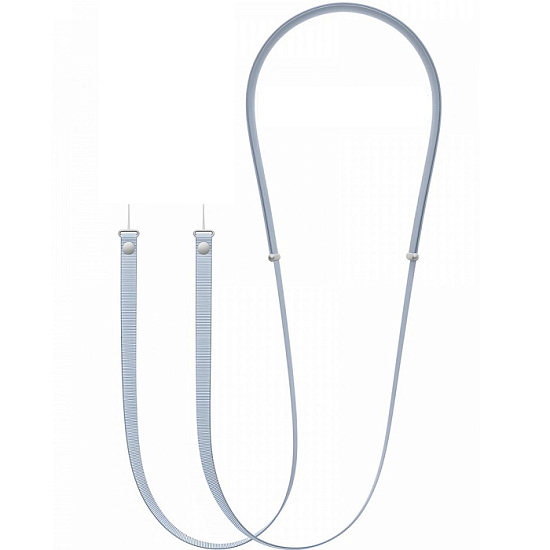 Магнитный нейлоновый ремешок МОБИЛИС для iPhone, Samsung.Xiaomi, голубой