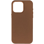 Задняя накладка Puloka LeatherCase MagSafe для Iphone 14 Pro коричневый
