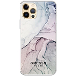 Задняя накладка GRESSO для iPhone 12 Pro Max. Коллекция "Skyfall". Модель "Silver".