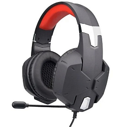 Наушники RITMIX RH-566M Gaming черный/красный