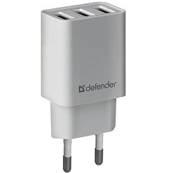 Сетевое ЗУ 1USB 3.1A DEFENDER UPA-31 белый