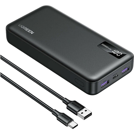 Внешний АКБ UGREEN PB312 (25683) (20000mAh) серый
