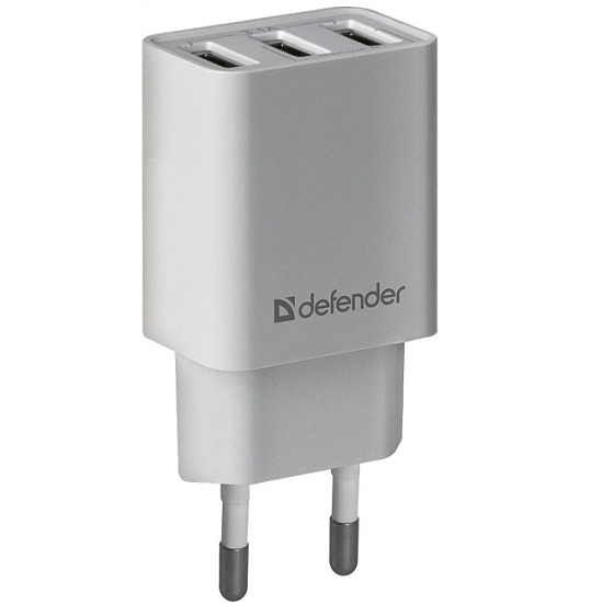 Сетевое ЗУ 1USB 3.1A DEFENDER UPA-31 белый