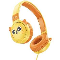 Наушники HOCO, W61, жёлтые