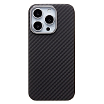 Задняя накладка Cellis SM009 POSH KEVLAR для iPhone 16 Pro (black)