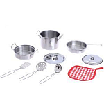 Набор металлической посуды «Маленький повар», 9 предметов