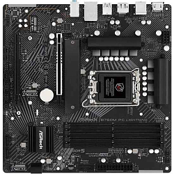 Материнская плата ASRock B760M PG Lightning, LGA 1700, Intel B760, 4xDDR5, 4xSATA, 3xM.2, 1xPCI-E 5.0 x16, 1xPCI-E 3.0 x4, 1xDisplayPort, 1xHDMI, 1x 2