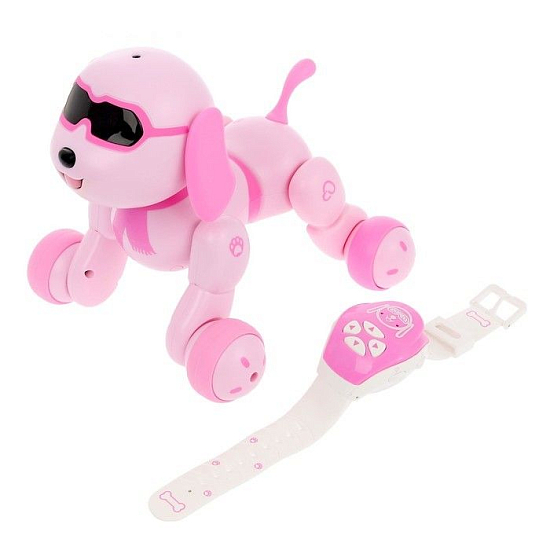 Робот-игрушка радиоуправляемый Собака Charlie, световые и звуковые эффекты, русская озвучка 4376318
