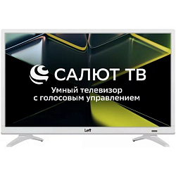 Телевизор LEFF 24F691T (FHD/ 60Hz/ Салют ТВ) белый