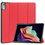 Чехол футляр-книга NONAME для Lenovo Tab P11(2nd Gen) 2022 11.2'' (красный) с магнитом