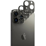 Противоударное стекло на камеру для iPhone 13 Pro Max черный