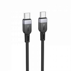 Кабель Type-C <--> Type-C  2.0м HOCO X109 черный, 60W