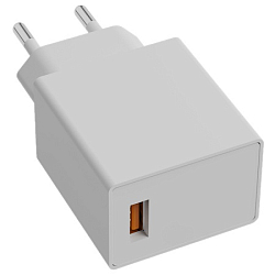 Сетевое ЗУ 1USB 3A RITMIX RM-3031QC белое, QC