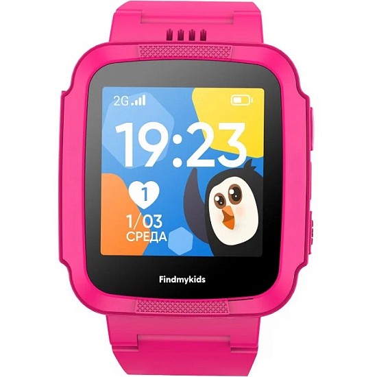 Умные часы FINDMYKIDS Pingo Pink (RUS)