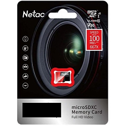 Micro SD 256Gb NeTac P500 Extreme Pro Retail version card only (NT02P500PRO-256G-S)