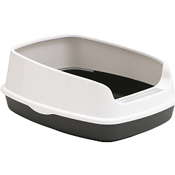 Туалет «Айша» S с высоким бортом,  45 х 35 х 18,5 см, серый