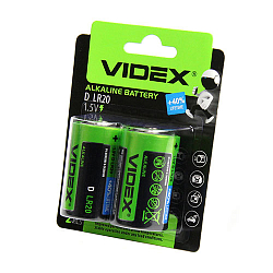 Элемент питания VIDEX LR20 BL-2